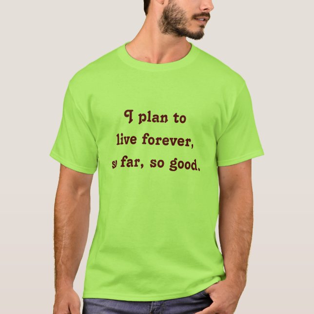 Camiseta viver para sempre (Frente)