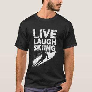 Camiseta Viver Rir Esqui Piada esqui cross-country Esqui Al