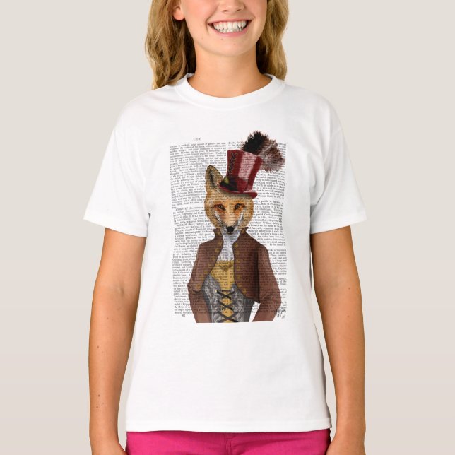 Camiseta Vivienne Steampunk Fox (Frente)