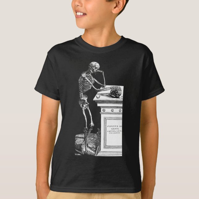 Camiseta Vivitur Ingenio - esqueleto (Frente)