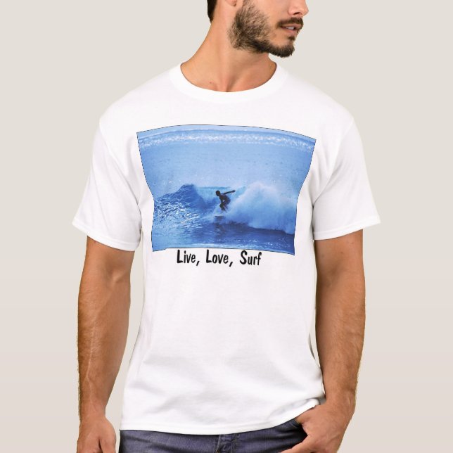 Camiseta Vivo, amor, surf (Frente)