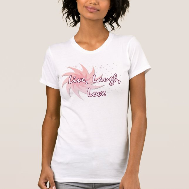 Camiseta Vivo, riso, amor (Frente)