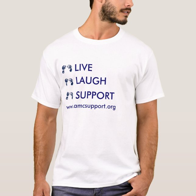 CAMISETA VIVO, RISO, APOIO (Frente)