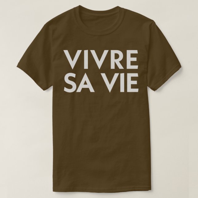Camiseta Vivre Sa Vie (Frente do Design)