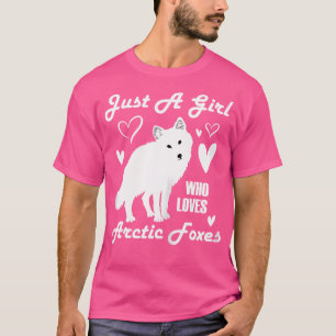Camiseta Vixen Antártico Apenas Uma Menina Que Ama Raposas
