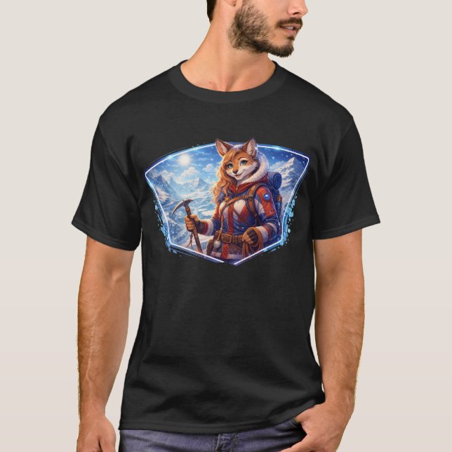 Camiseta Vixenta de Escalada no Gelo (Frente)