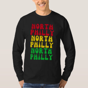 Camiseta Vizinhança do Norte da Filadélfia Cidade Amor Frat