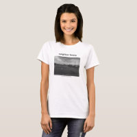 Vizinho nosso t-shirt da corte, mulheres