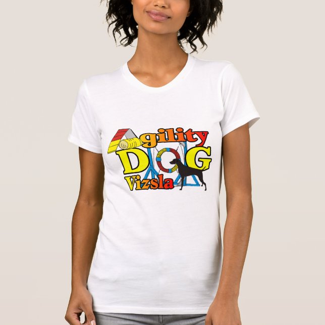 Camiseta Vizsla Agilidade Shirts Dons (Frente)