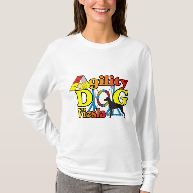 Camiseta Vizsla Agilidade Shirts Dons (Frente)