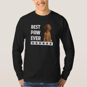 Camiseta Vizsla Dog Dia de os pais Dog Doggy Pai Proprietár