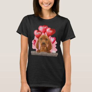 Camiseta Vizsla Dog Happy Valentines Day Pet Dog Lover