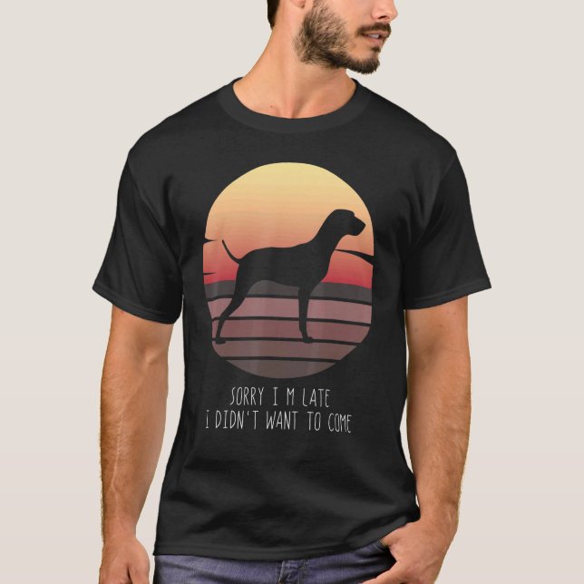 Camiseta Vizsla Dog Húngaro Retro 1 (Frente)