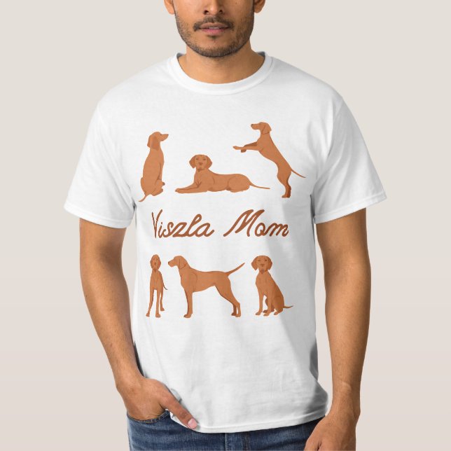 Camiseta Vizsla Dog Mãe Tshirt (Frente)