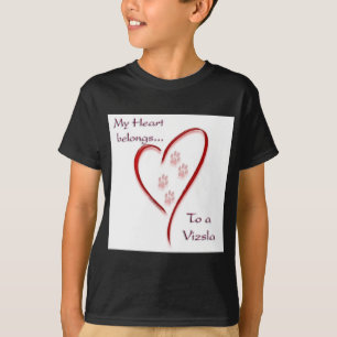 Camiseta Vizsla Heart Pertence