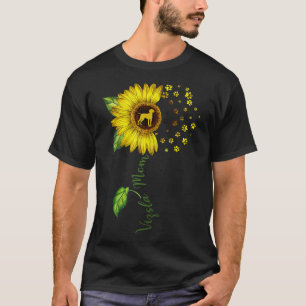 Camiseta Vizsla Mamãe Sunflower Vizsla Lover Oferece presen
