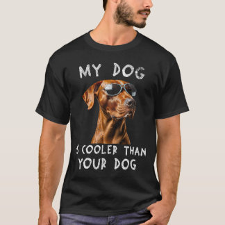 Camiseta Vizsla Meu Cachorro É Mais Legal Que Seu Cachorro