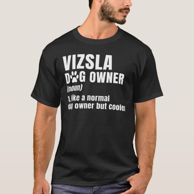 Camiseta Vizsla Noun Húngaro Caça Cães Criadores Peles Pa (Frente)