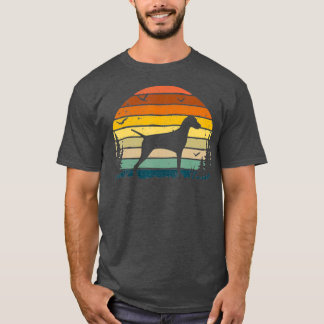 Camiseta Vizsla Vintage Retro Mãe Pai Cão Pet Lover Gift