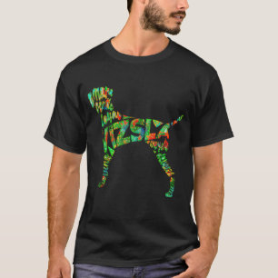 Camiseta Vizsla Watercolor Art Birthday Para Crianças Adorm