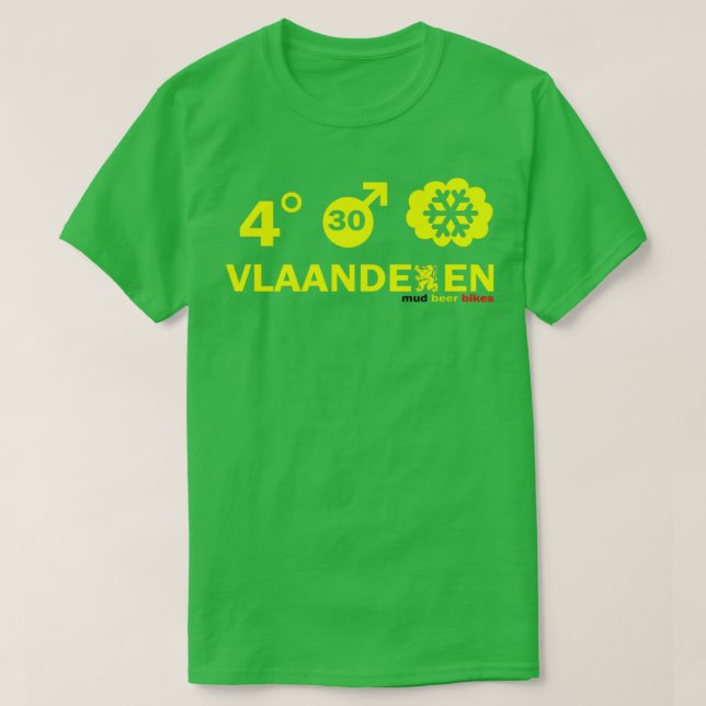 Camiseta Vlaanderen Weather alt (Frente do Design)