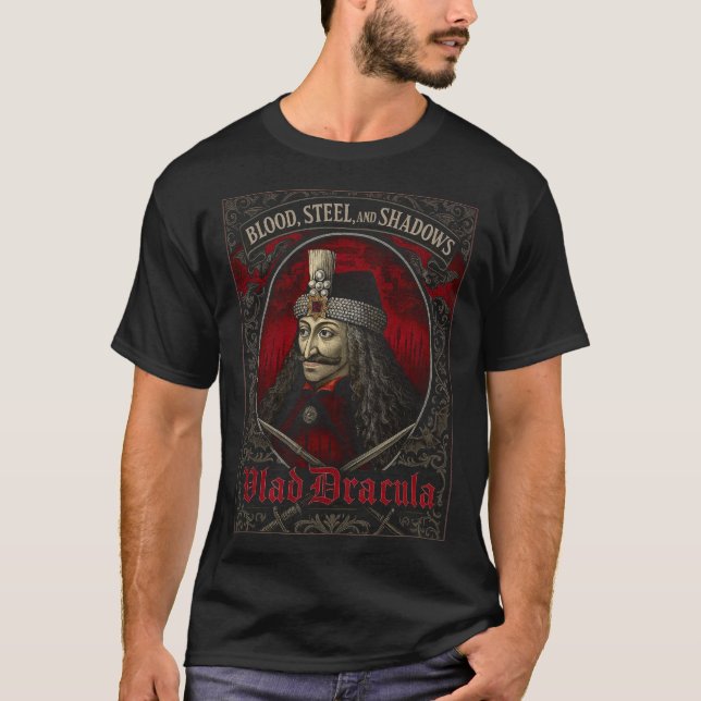 Camiseta Vlad Dracula Gothic Men's T-Shirt (Adulto) (Frente)
