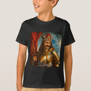 Camiseta Vlad O Empalador Retrato Medieval Arte Drácula