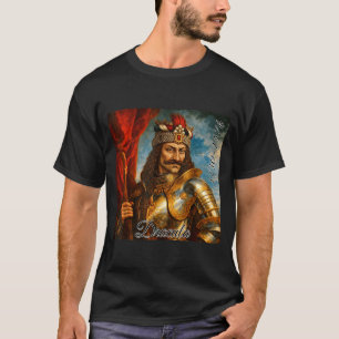 Camiseta Vlad O Empalador Retrato Medieval Arte Drácula