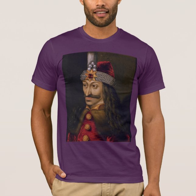 Camiseta Vlad Tepes: Empalador, Príncipe Dragão Drácula Voi (Frente)