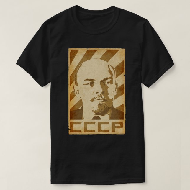 Camiseta Vladimir Lenin CCCP Propaganda (Frente do Design)