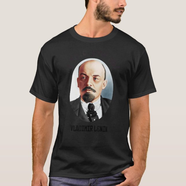 Camiseta Vladimir Lenin Eu Te Disse 1 (Frente)
