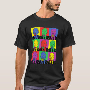 Camiseta Vladimir Lenin Pop Art Vintage History Tee