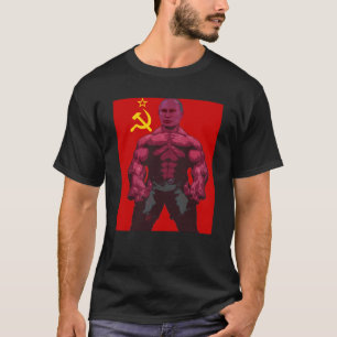 Camiseta VLADIMIR PUTIN em esteroides Essenciais