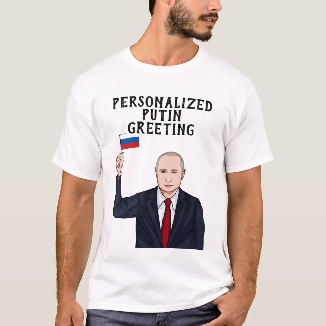 CAMISETA VLADIMIR PUTIN PERSONALIZADO (Frente)