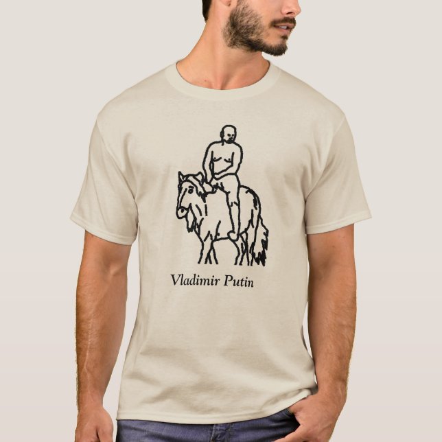 Camiseta Vladimir Putin - rei Cossacks (Frente)