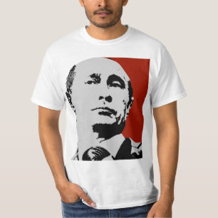 Camiseta Vladimir Putin vermelho
