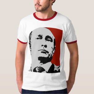Camiseta Vladimir Putin vermelho