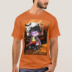Camiseta Vladimir Vampire em Orange