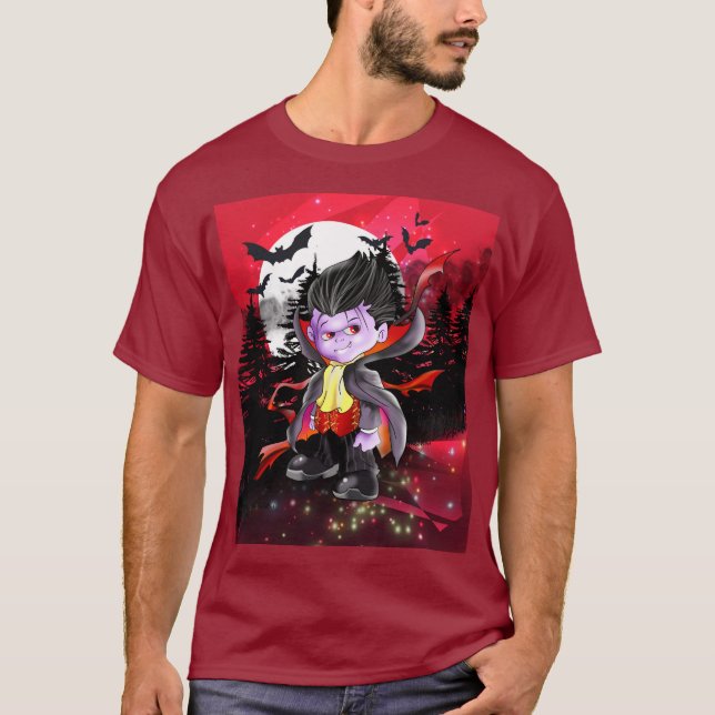 Camiseta Vladimir Vampire em Vermelho (Frente)