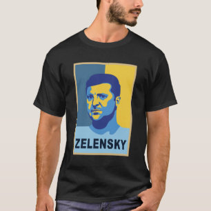 Camiseta Vladimir Zelensky - Eu defendo a Ucrânia