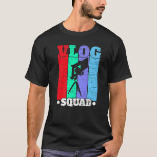 Camiseta Vlog Squad Social Media Content Creator