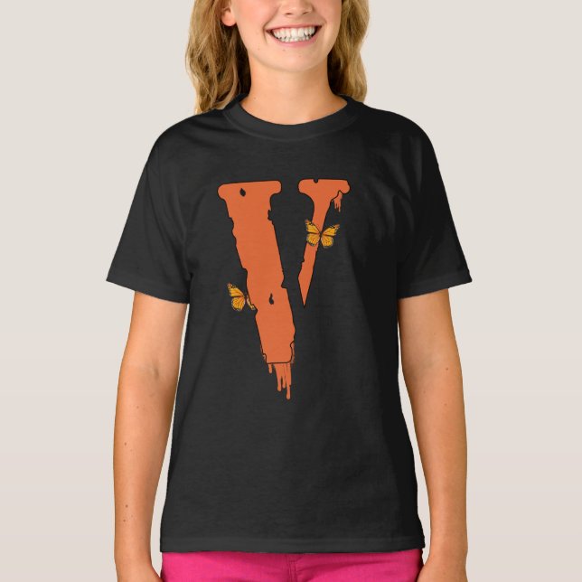 Camiseta VLONE com borboleta (Frente)
