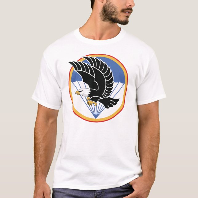 Camiseta Vnch/arvn transportados por via aérea da águia de (Frente)