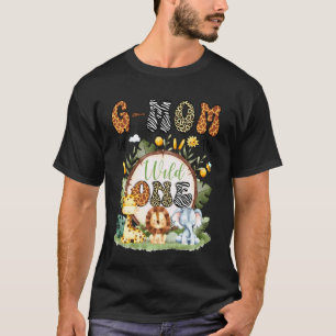 Camiseta Vô da Fera de Primeiro Aniversário Safari Selva An