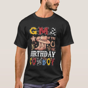 Camiseta Vó do Cowboy de Aniversário Rodeio Western Vó