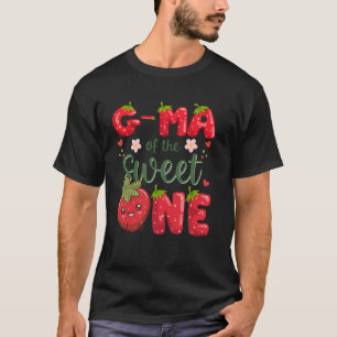 Camiseta Vó do Doce Um 1º Aniversário Amor de Morango