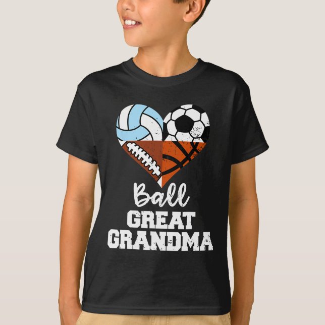 Camiseta Vó Futebol Pé Esboço Volei  (Frente)