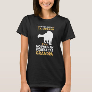 Camiseta Vô Gato Norueguês da Floresta Masculino