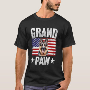 Camiseta Vô Pastor Alemão Avô Dia dos Pais 4º