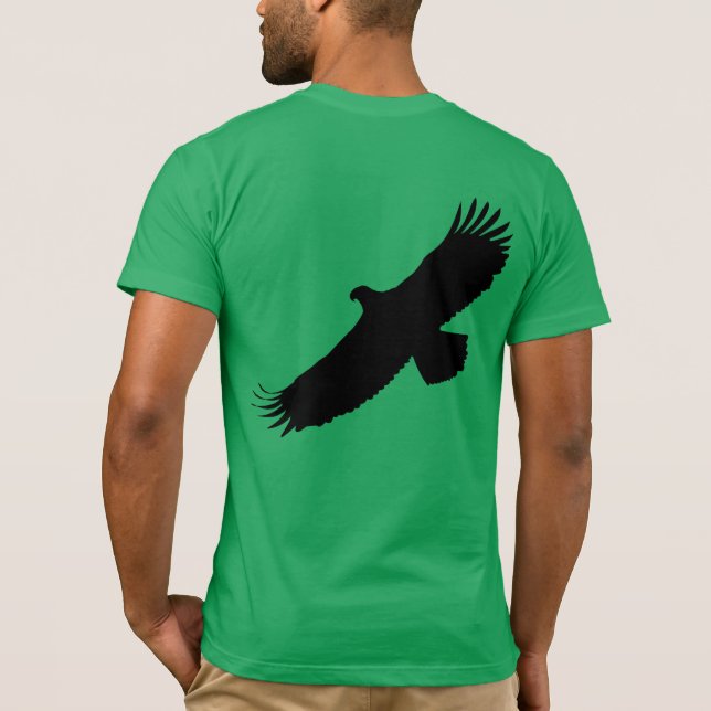 Camiseta Voadora da Águia - Escolher Cor (Verso)